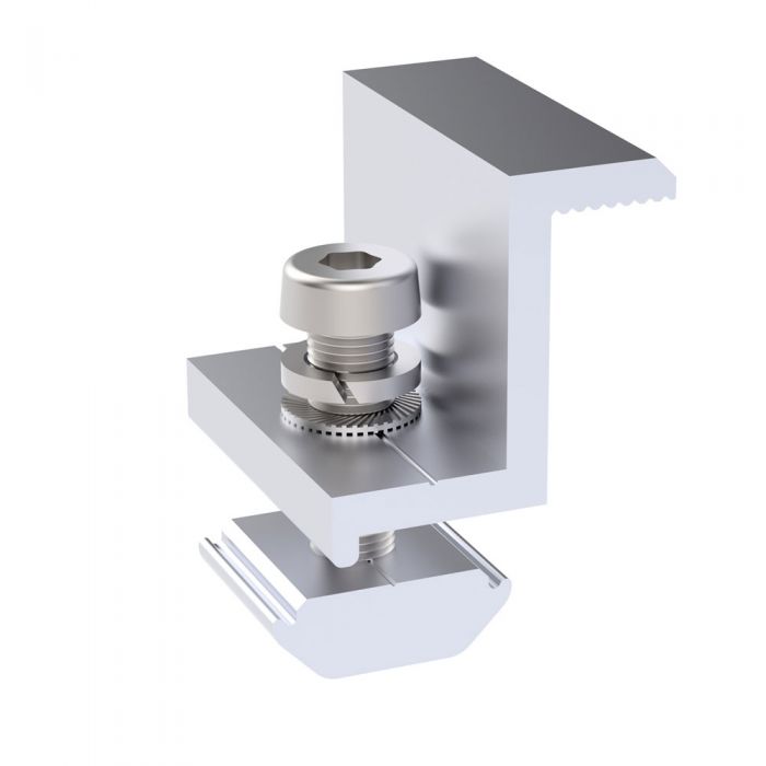 Solar Mounting End Clamp Kit